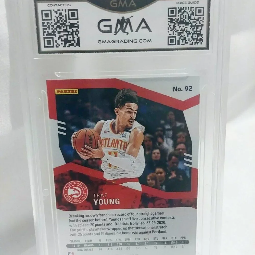 2019 Donruss Elite Trae Young #92 GMA 10